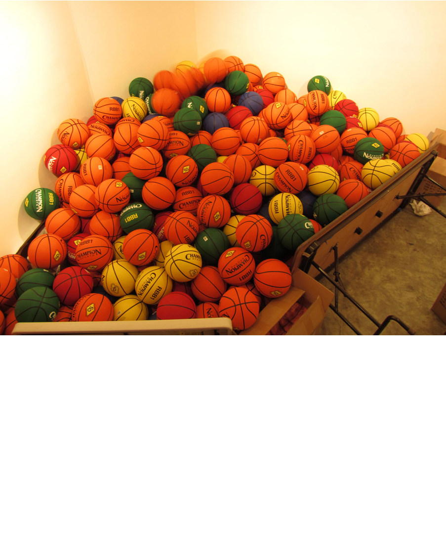 Basketballs for David Huffman's Pyramid 1