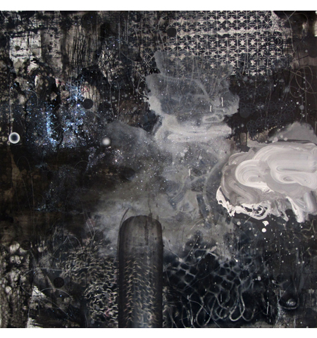 David Huffman painting titled Darklogic