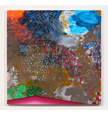 David Huffman painting titled Singularity