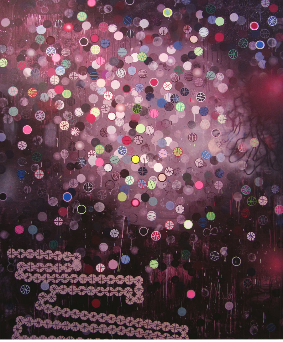 Painting by David Huffman titled Rajangue