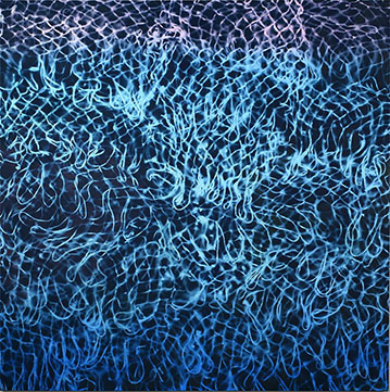 Net Painting by artist David Huffman